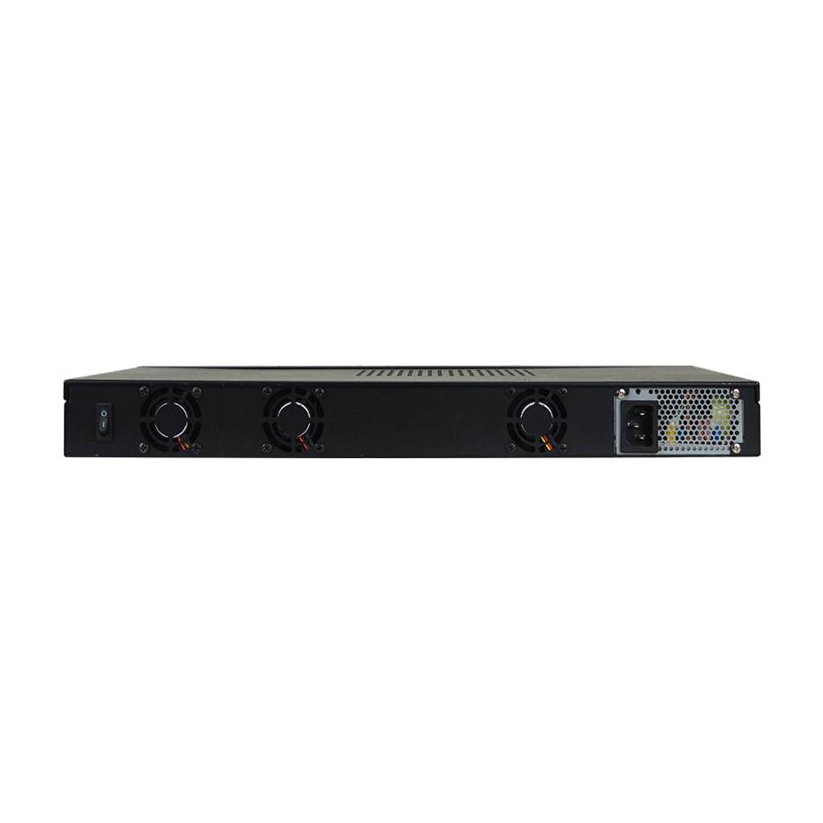 Jetway HBJC153I23-Q670B (Intel 12/ 13 LGA1700, 8* LAN 2.5GbE, RAID) — vista do equipamento