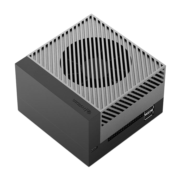 NVIDIA Jetson AGX Orin Development Kit 64GB — vista do equipamento