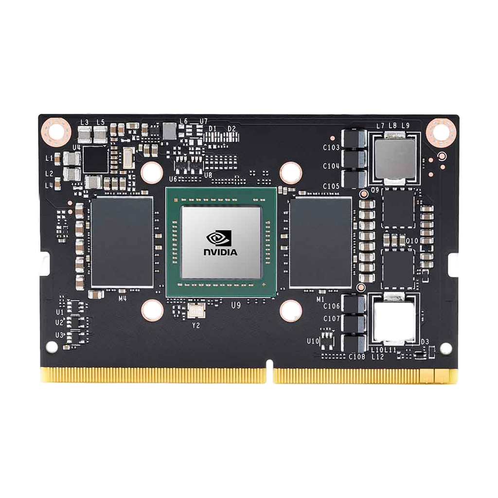 Módulo NVIDIA Jetson TX2 NX — vista do equipamento