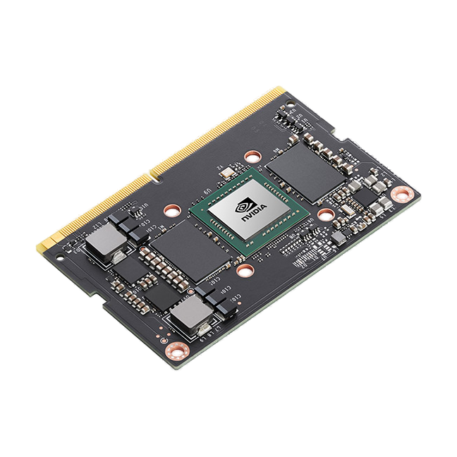 Módulo NVIDIA Jetson TX2 NX — vista do equipamento
