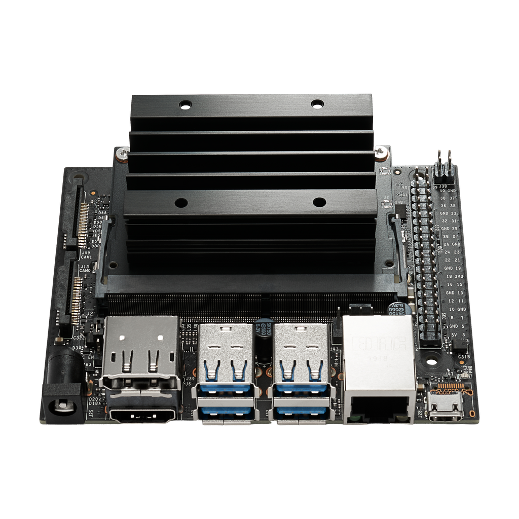 NVIDIA Jetson NANO Development Kit 4GB — vista do equipamento