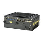 Neousys Nuvo-2612VTC (Elkhart Lake x6425E, 4 M12 PoE+, HDD, PCIe) — vista do equipamento