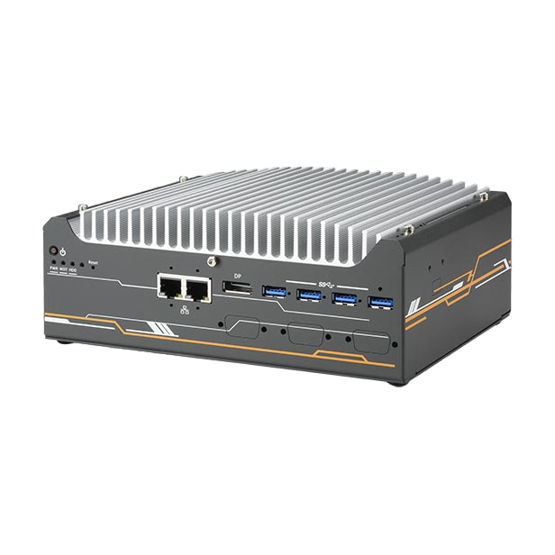 Neousys Nuvo-9505D (Intel® Core 13/ 12 ger, Dual 2.5GbE. 8 DIO) — vista do equipamento