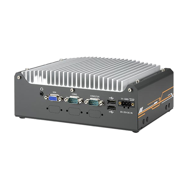 Neousys Nuvo-9505D (Intel® Core 13/ 12 ger, Dual 2.5GbE. 8 DIO) — vista do equipamento