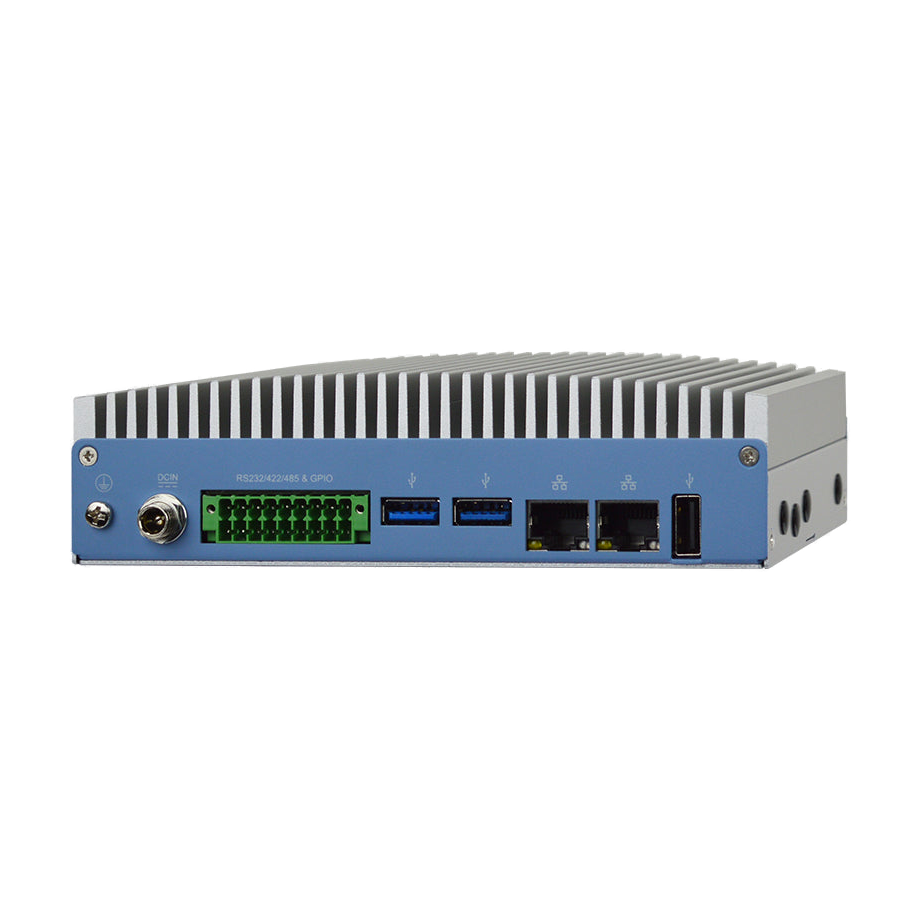 Jetway HB368F21-6412-W (Intel Elkhart Lake J6412, 3x DP, 2x LAN} — vista do equipamento