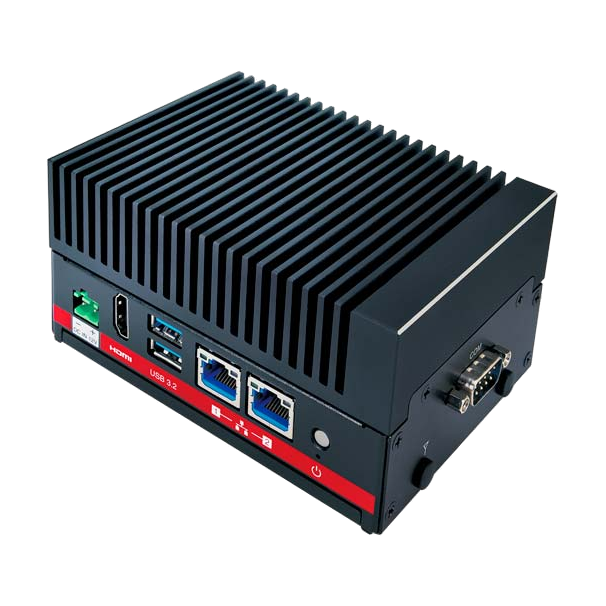 Mitac MA1 Edge AI Box PC (Nvidia Jetson Orin NX 16GB) — vista do equipamento