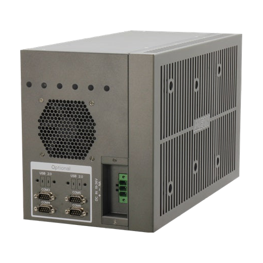 AAEON BOXER-6843-ADS (Intel 12/ 13 Gen, DDR5, 2.5GbE, NVIDIA L4) — vista do equipamento