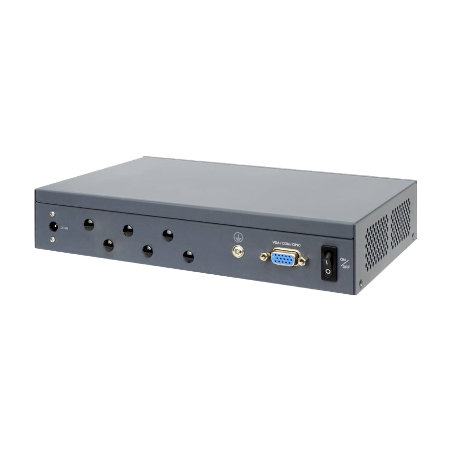 Jetway HBJC130F533MS Séries (J1900, 4/ 6 Intel GLAN, Wifi) — vista do equipamento