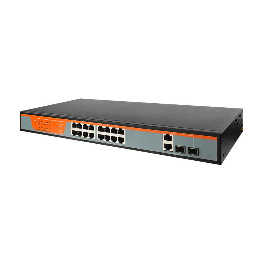 Switch PoE JRL116MP-2F-M 16* 10/100BaseTx - AGL