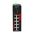 Switch PoE+ LNP-1202G-SFP (10*10/100/1000Tx + 2*100/1000 SFP) - AGL
