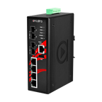 Switch PoE+ LMP-0602-M (4*10/100Tx + 2*SC, multi-mode 2km) - AGL