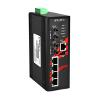 Switch PoE+ LMP-0602-ST-S3 (4*10/100Tx + 2*ST, SM 30km) - AGL