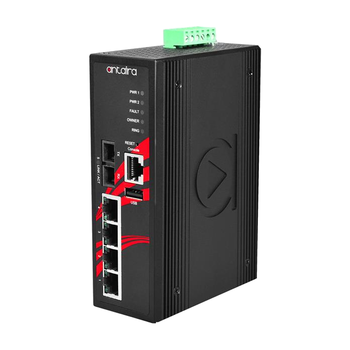 Switch PoE+ LMP-0501-S3-T (4*10/100Tx + 1*SC, Single-mode 30km) - AGL