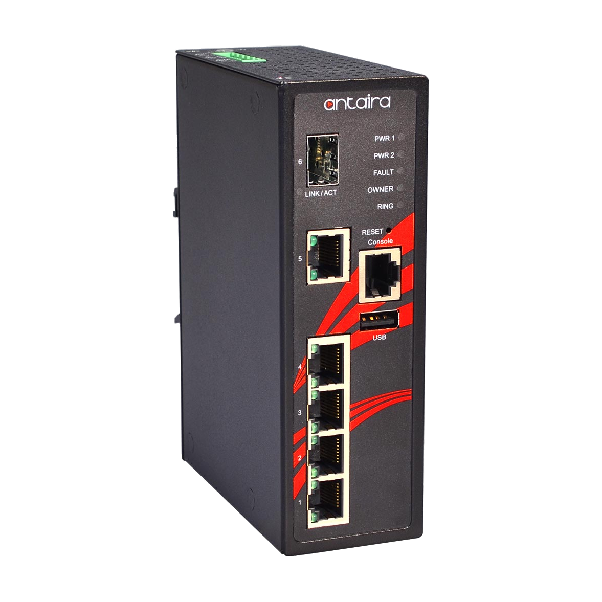 Switch LMP-0601G-SFP (4*10/100/1000Tx+1*1000Tx+1*SFP) - AGL