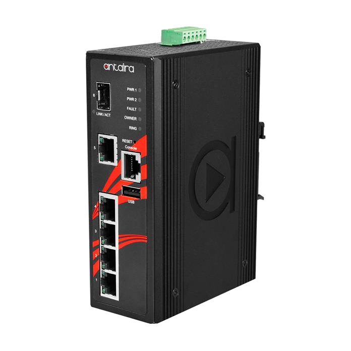 Switch LMP-0601G-SFP-24 (4*10/100/1000Tx1*1000Tx+1*SFP) - AGL