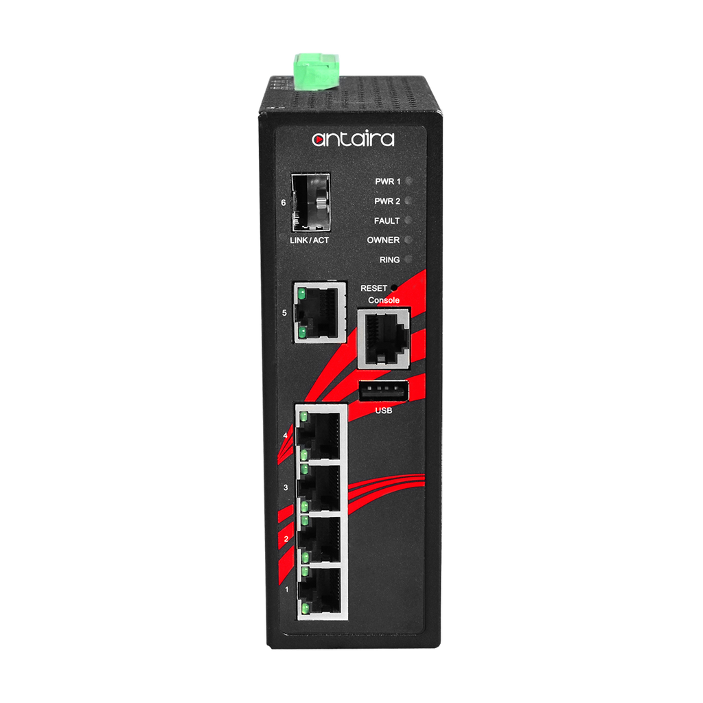 Switch LMP-0601G-SFP-24 (4*10/100/1000Tx1*1000Tx+1*SFP) - AGL