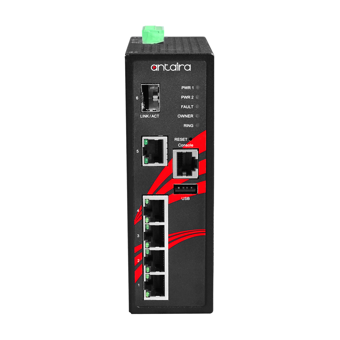Switch LMP-0601G-SFP-24 (4*10/100/1000Tx1*1000Tx+1*SFP) - AGL