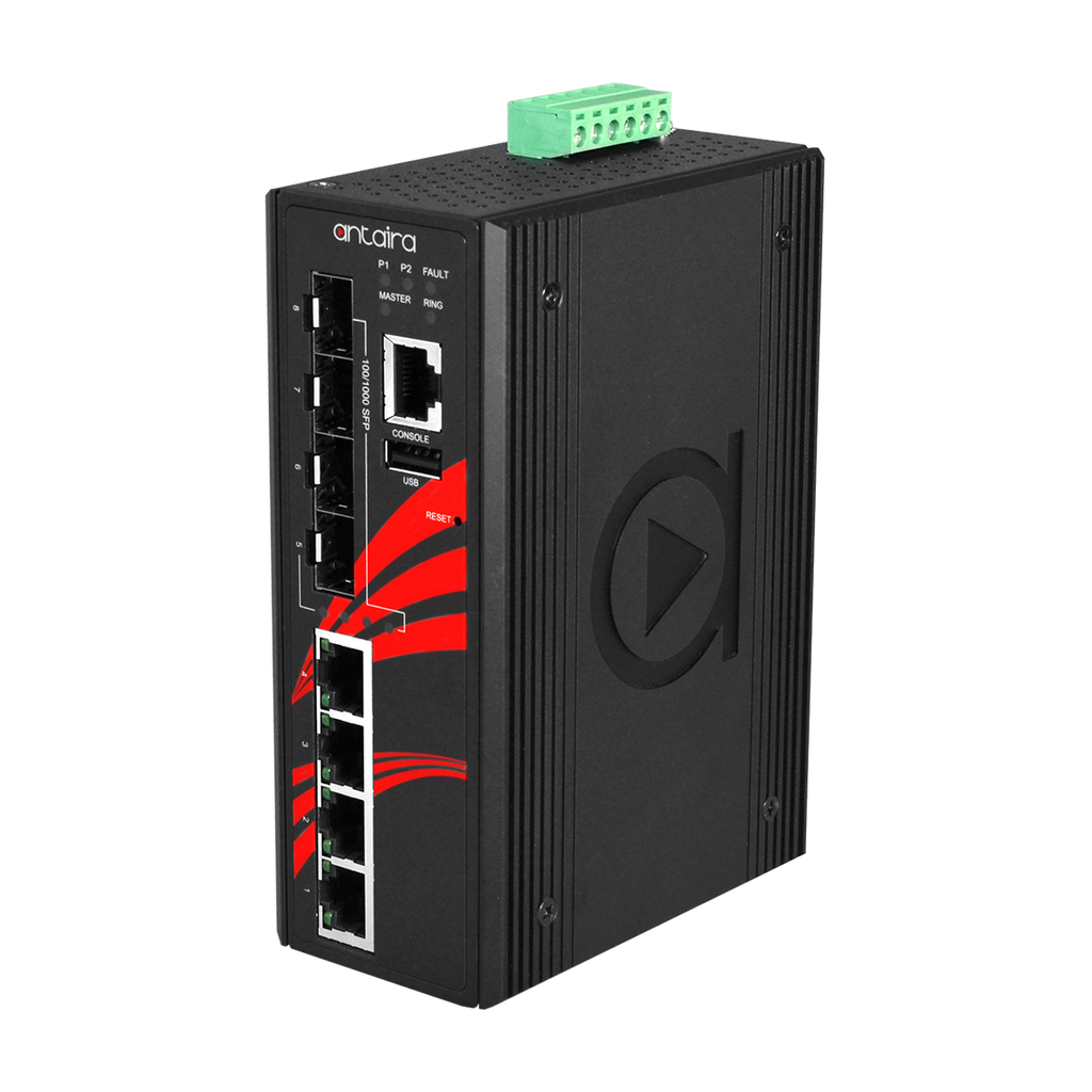 Switch PoE LMP-0804G-SFP (4*10/100/1000Tx + 4*100/1000 SFP) - AGL