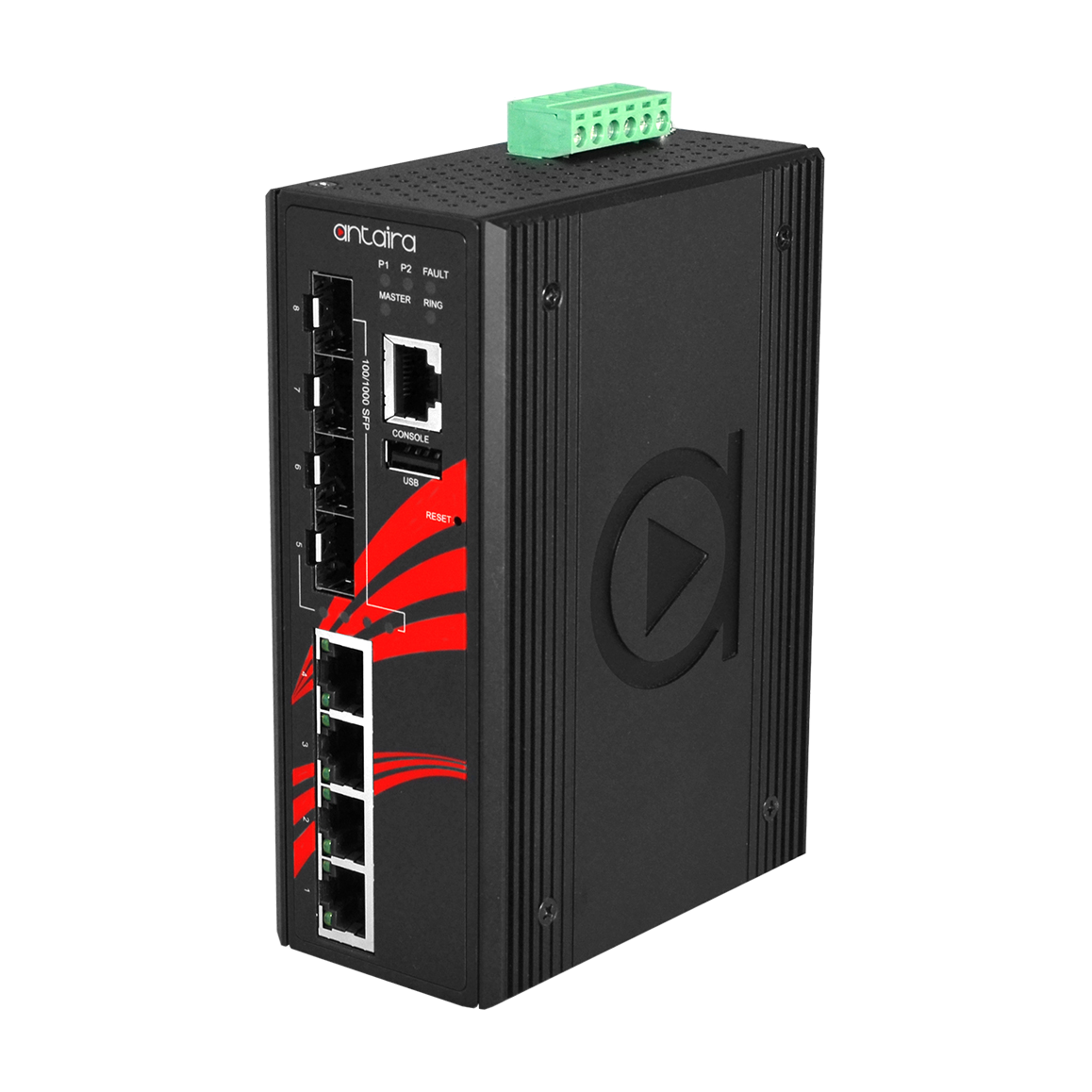 Switch PoE LMP-0804G-SFP (4*10/100/1000Tx + 4*100/1000 SFP) - AGL