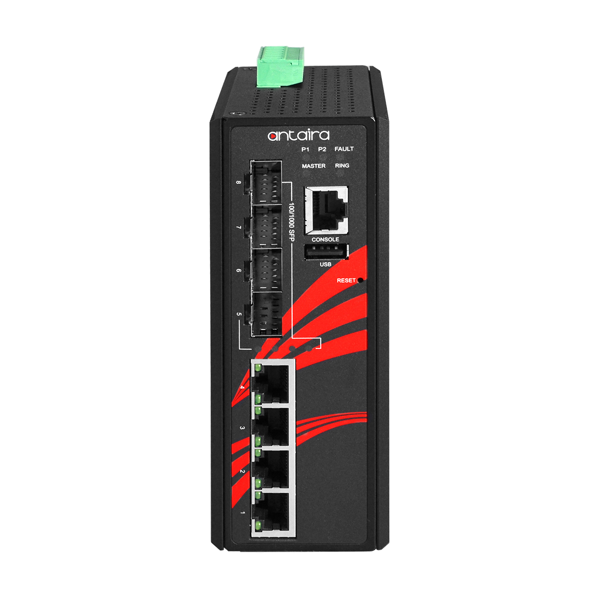 Switch PoE LMP-0804G-SFP-T (4*10/100/1000Tx + 4*100/1000 SFP) - AGL
