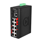 Switch LMP-1202G-SFP (8* PoE+ 1000Tx+2*10/100/1000Tx+2*SFP100/1000) - AGL