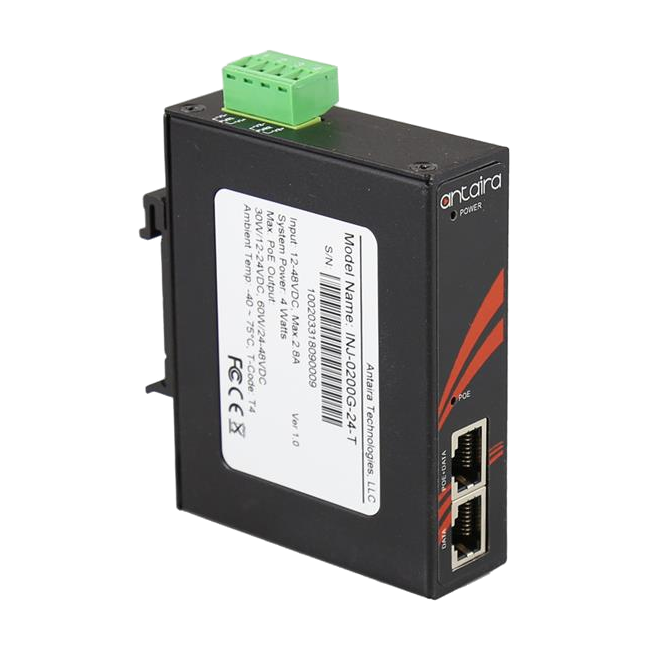 Injetor PoE Gigabit INJ-0200G-60-24-T (Tipo 3) - AGL