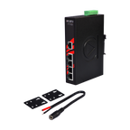 Switch PoE+ LNP-0500 (4*10/100Tx 30W Porta + 1*10/100Tx) - AGL