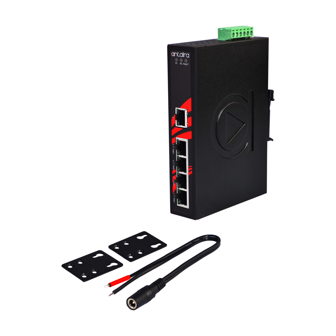 Switch PoE+ LNP-0500 (4*10/100Tx 30W Porta + 1*10/100Tx) - AGL