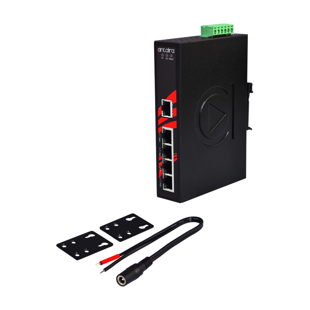 Switch PoE+ LNP-0500-T (4*10/100Tx 30W Porta + 1*10/100Tx) - AGL
