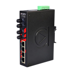 Switch PoE+ LNP-0602-ST-S3-T (4*10/100Tx + 2*100Fx ST SM 30Km) - AGL