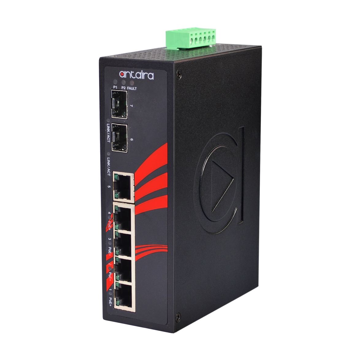 Switch LNP-0702C-SFP-24-T (4* 10/100Tx 30W, 1* 10/100Tx + 2* SFP) - AGL