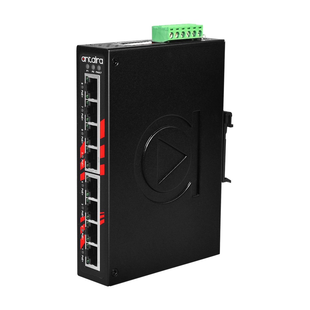 Switch LNP-0800-T (8* 10/100Tx 30W porta) - AGL