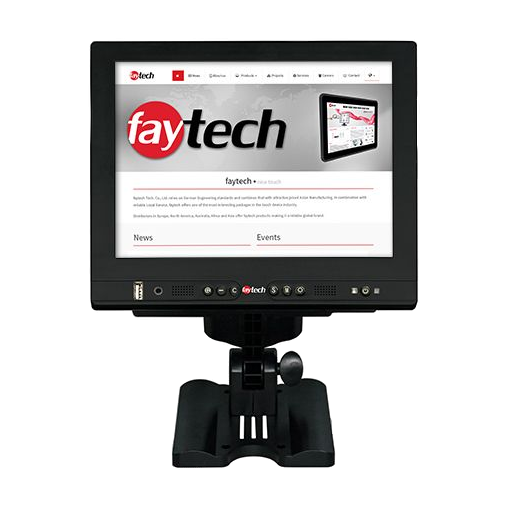 Monitor 10' FT10TMB Resistive Touch — vista do equipamento