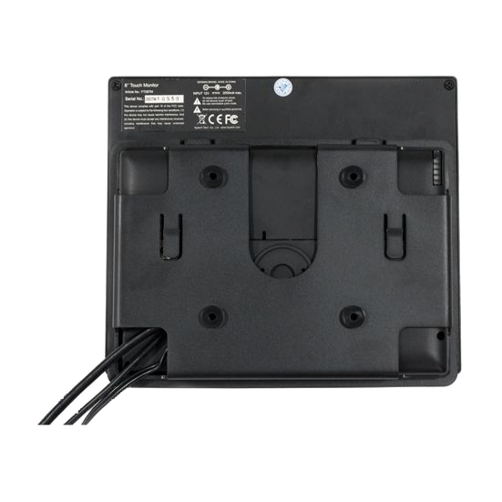 Monitor 8' FT08TMB Resistive Touch — vista do equipamento