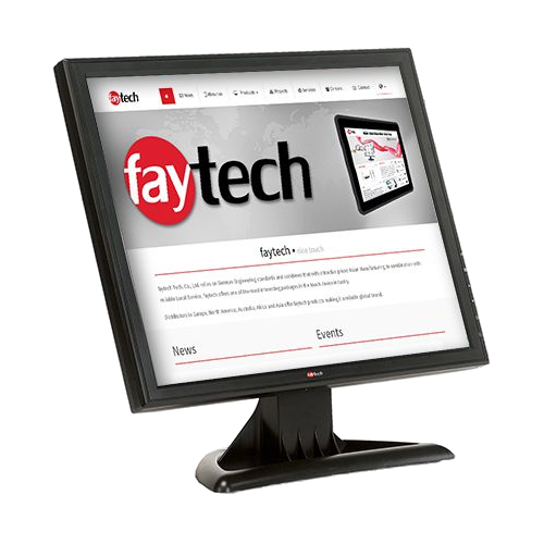 Monitor 15' FT15TMB Resistive Touch — vista do equipamento