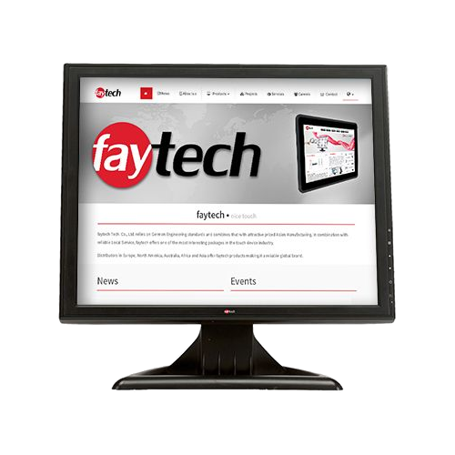 Monitor 15' FT15TMB Resistive Touch — vista do equipamento