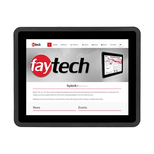 Monitor 8' FT08TMCAPOB Capacitive Touch Optically bonded — vista do equipamento