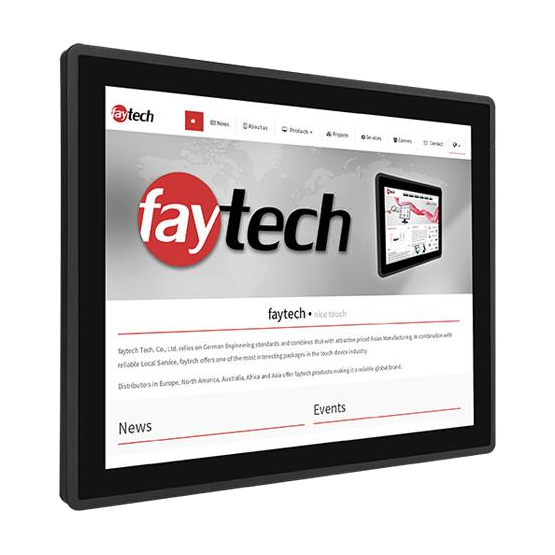 Monitor 19' FT19TMCAPOB Capacitive Touch Optically bonded — vista do equipamento