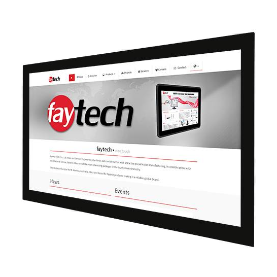 Monitor 43' FT43HDKTMCAPHBOB Open Frame Capacitive Touch — vista do equipamento