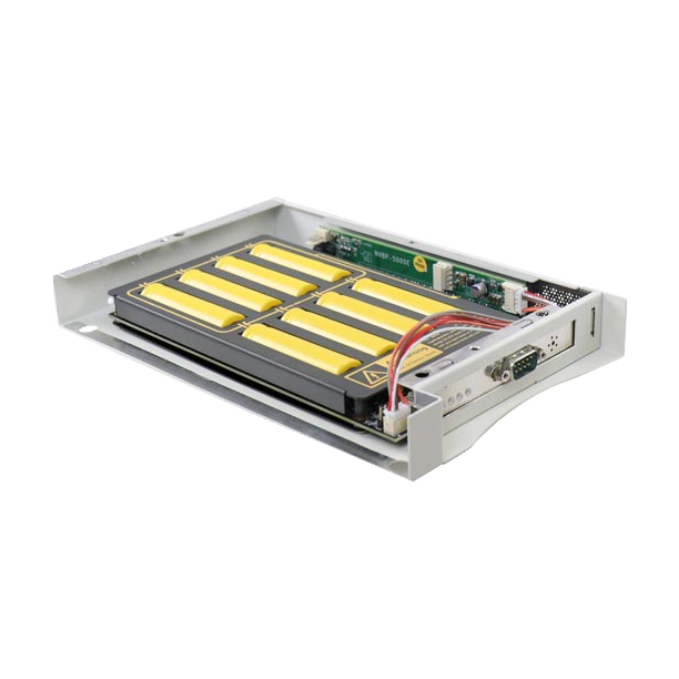 Neousys PB-2500J-PCIe, bandeja interna com componentes e cablagem