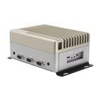 Equipamento AAEON BOXER-8641AI, vista do chassis e das ligações