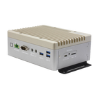 Equipamento AAEON BOXER-8256AI, vista do chassis e ligações