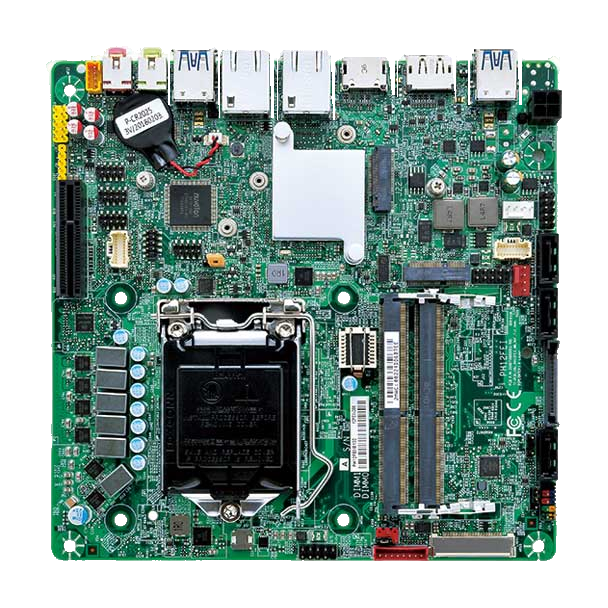 Equipamento MiTAC PH12FEI-H310-19V, vista superior da placa