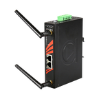 Router industrial Antaira ARS-7131-AC/ARS-7131-AC-T — vista frontal com duas antenas