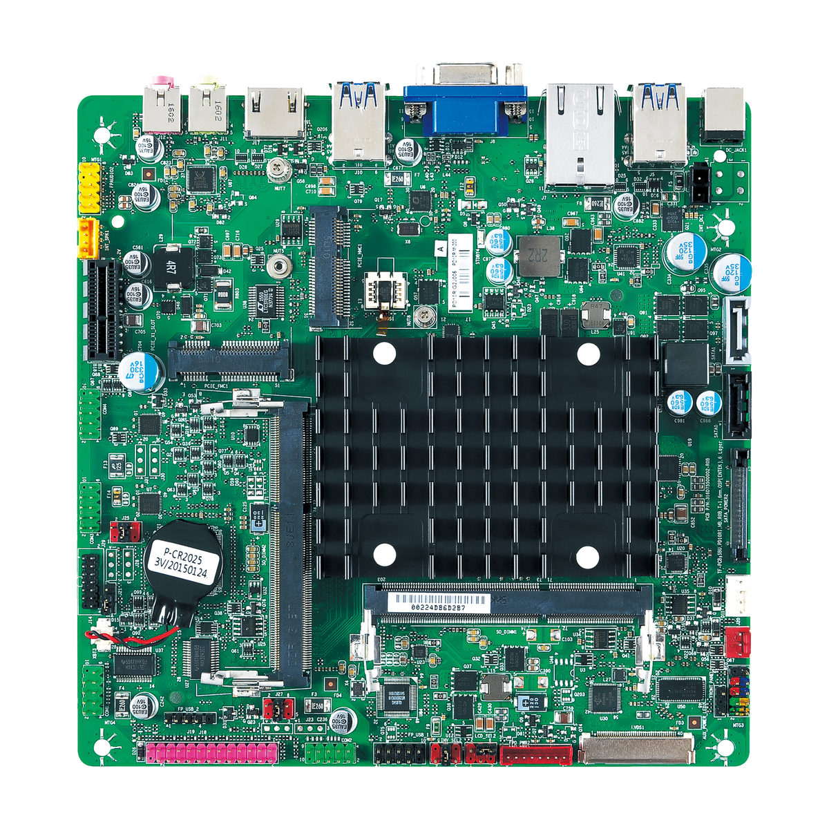 Equipamento MiTAC PD10RI, vista superior da placa