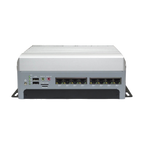 Computador industrial EverFocus, painel com oito portas LAN