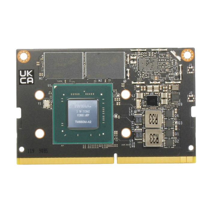 Módulo AAEON BOXER-8221AI-KIT, vista dos componentes