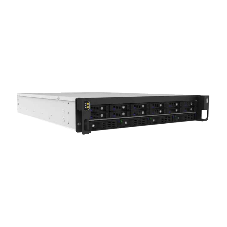 2U Rack Chassis JJ-R22316 (4x 3.5"+12x 2.5") - AGL