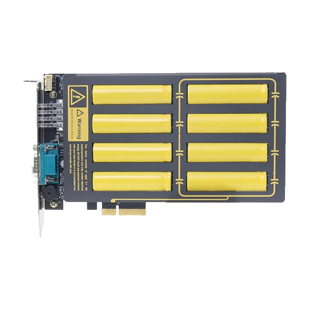 Módulo Neousys PB-2500J-PCIe, lado dos oito condensadores
