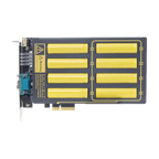 Módulo Neousys PB-2500J-PCIe, lado dos oito condensadores